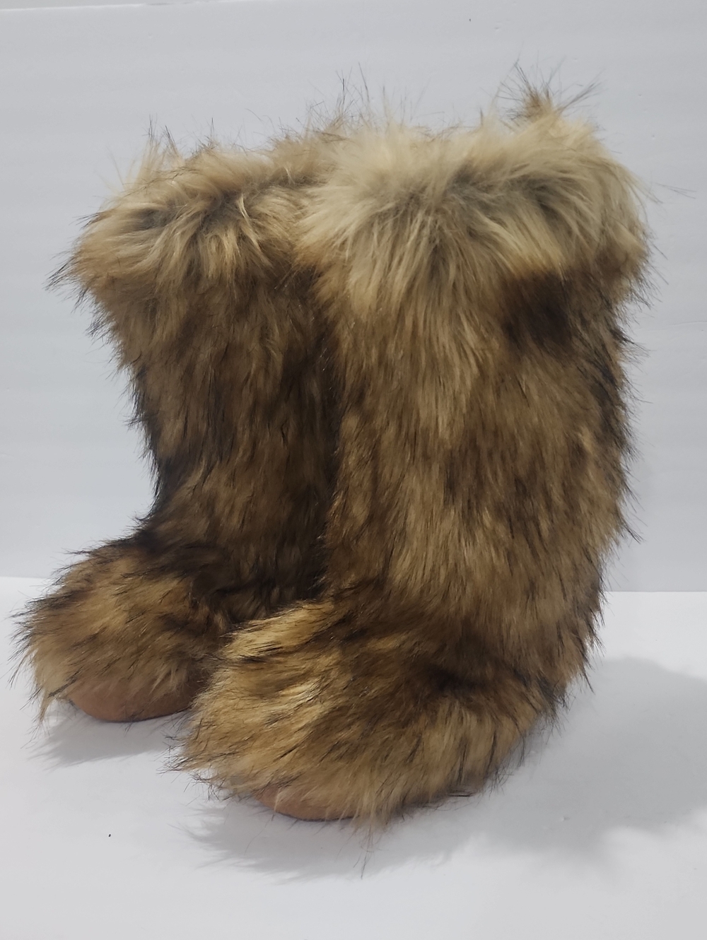 Jeffrey Capmbell Fluffy Faux Fur Wedge Platform Boots